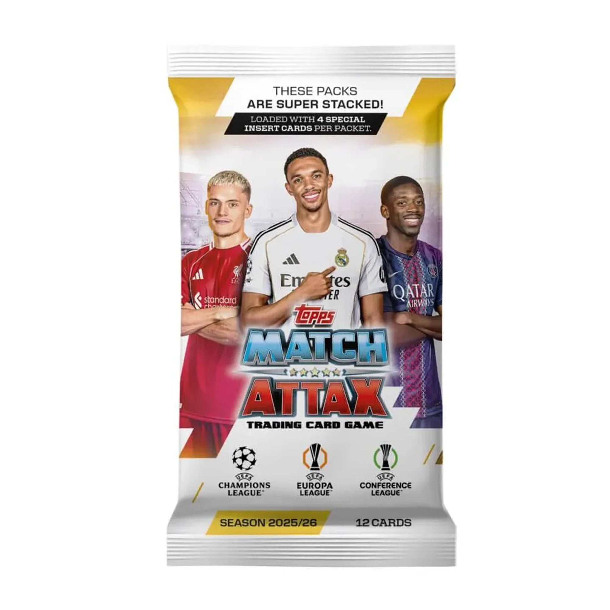 Topps Match Attax Trading Cards 2025/26 12 Card Pack