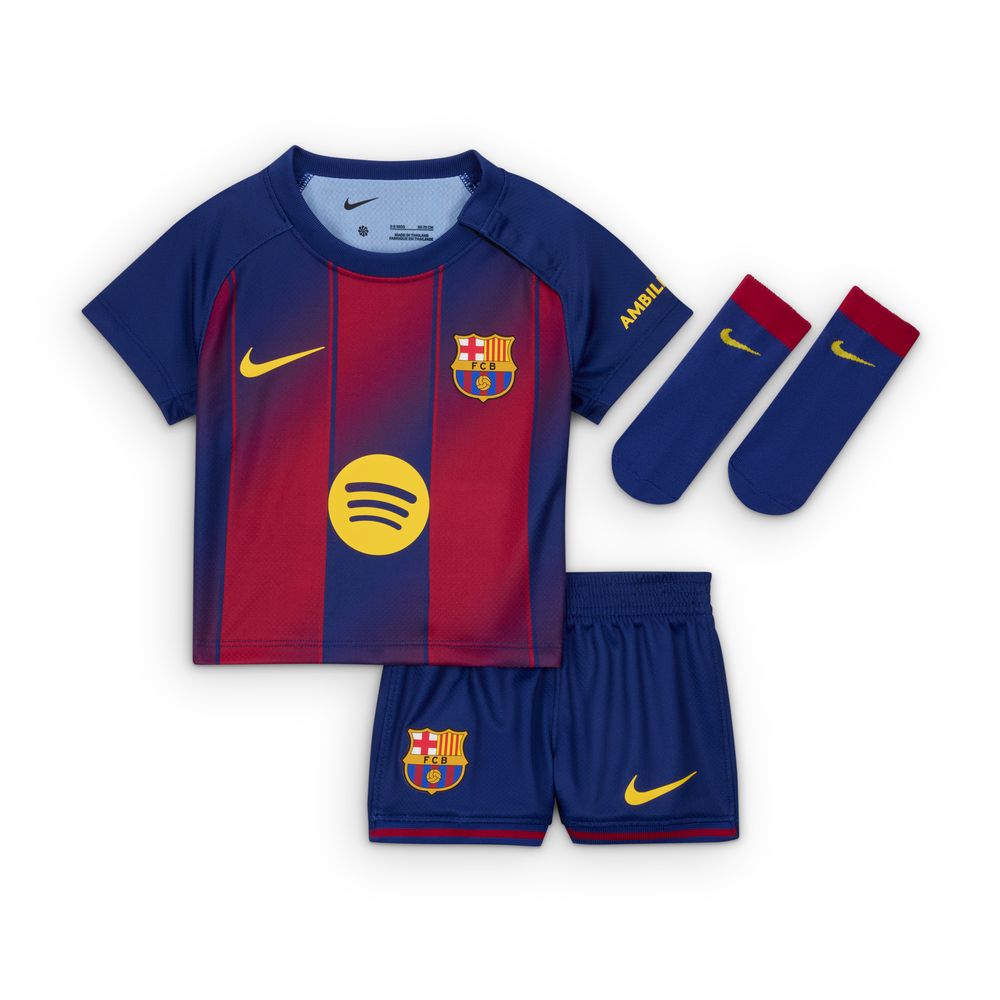 Nike FC Barcelona 2025/26 Stadium Home Baby/Toddler Mini Kit