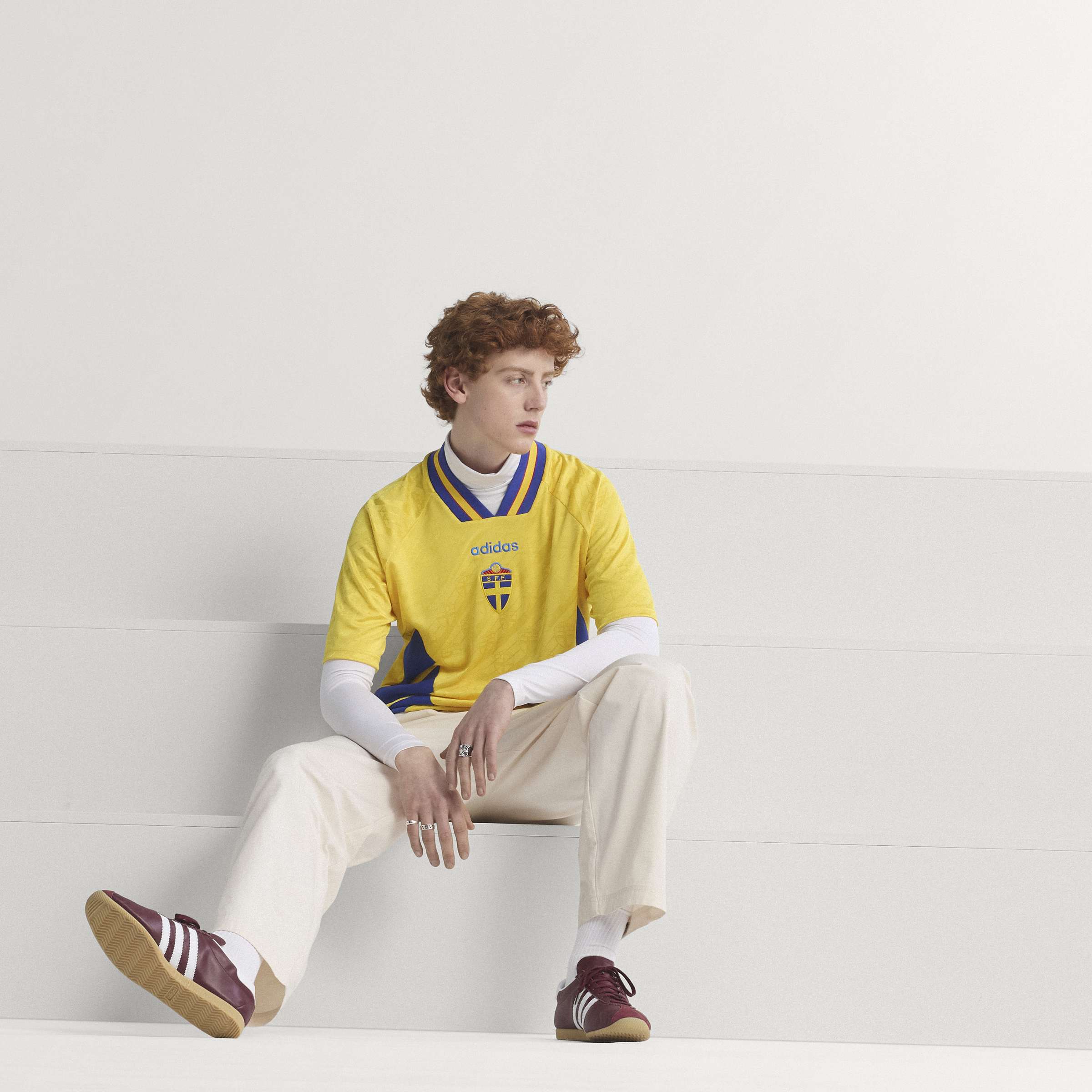 Adidas Sweden 1994 Bringback Home Jersey