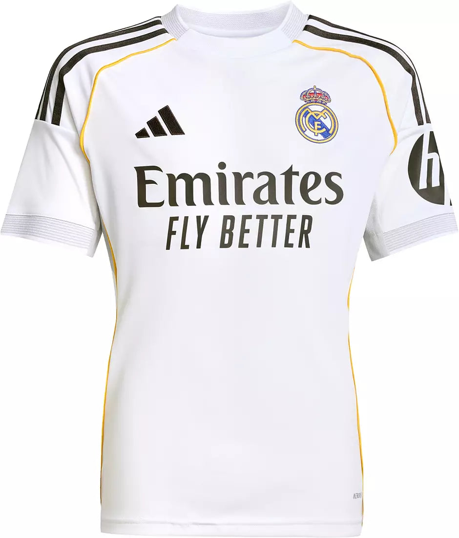 Adidas Real Madrid 2025/26 Kylian Mbappé Home Jersey