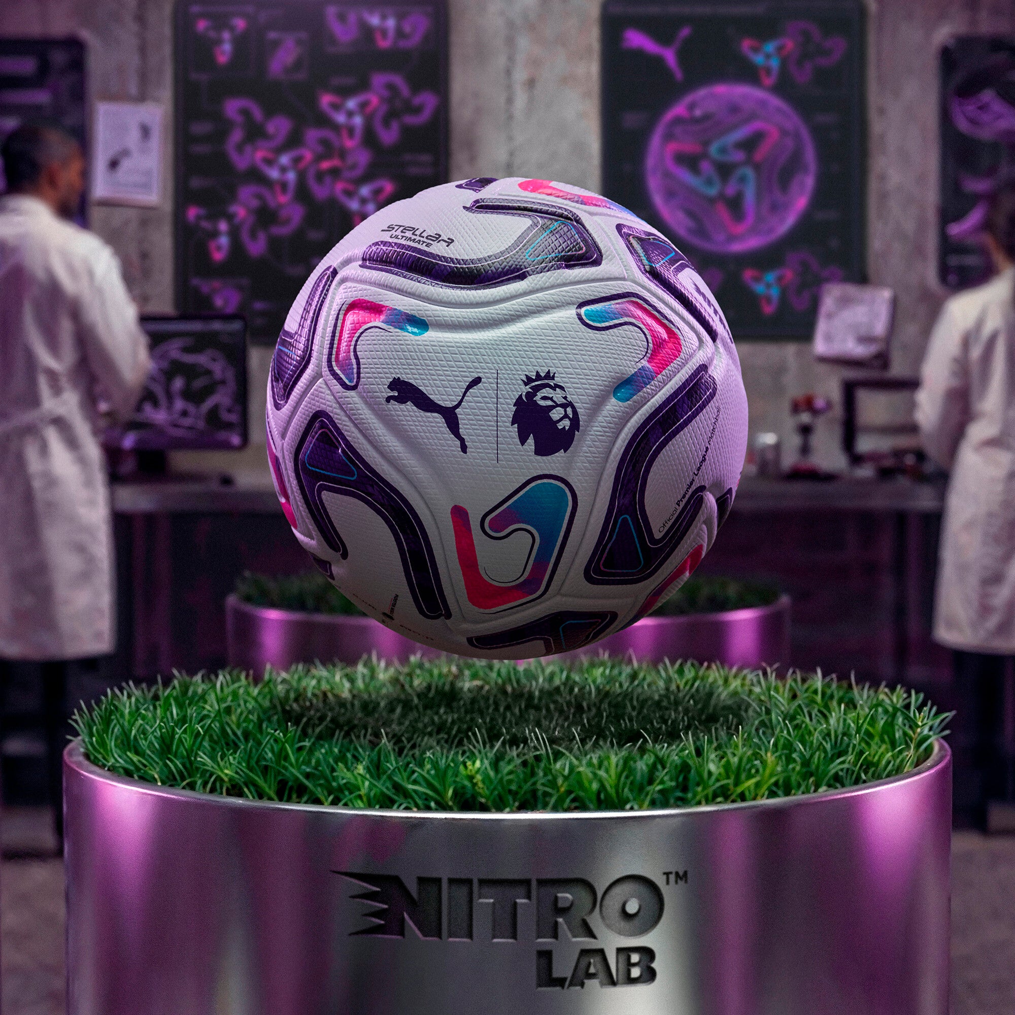 Puma Premier League 2026/27 Stellar Nirtro Reactivity Ultimate Soccer Ball