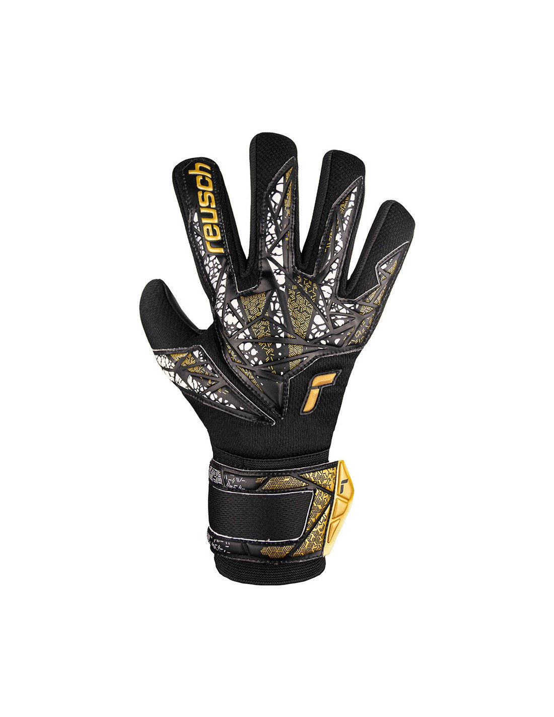 Reusch Jr Attrakt Silver NC Finger Support Goalkeeper Gloves