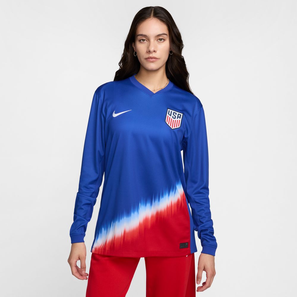 Nike USA 2024 Long Sleeve Stadium Away Jersey