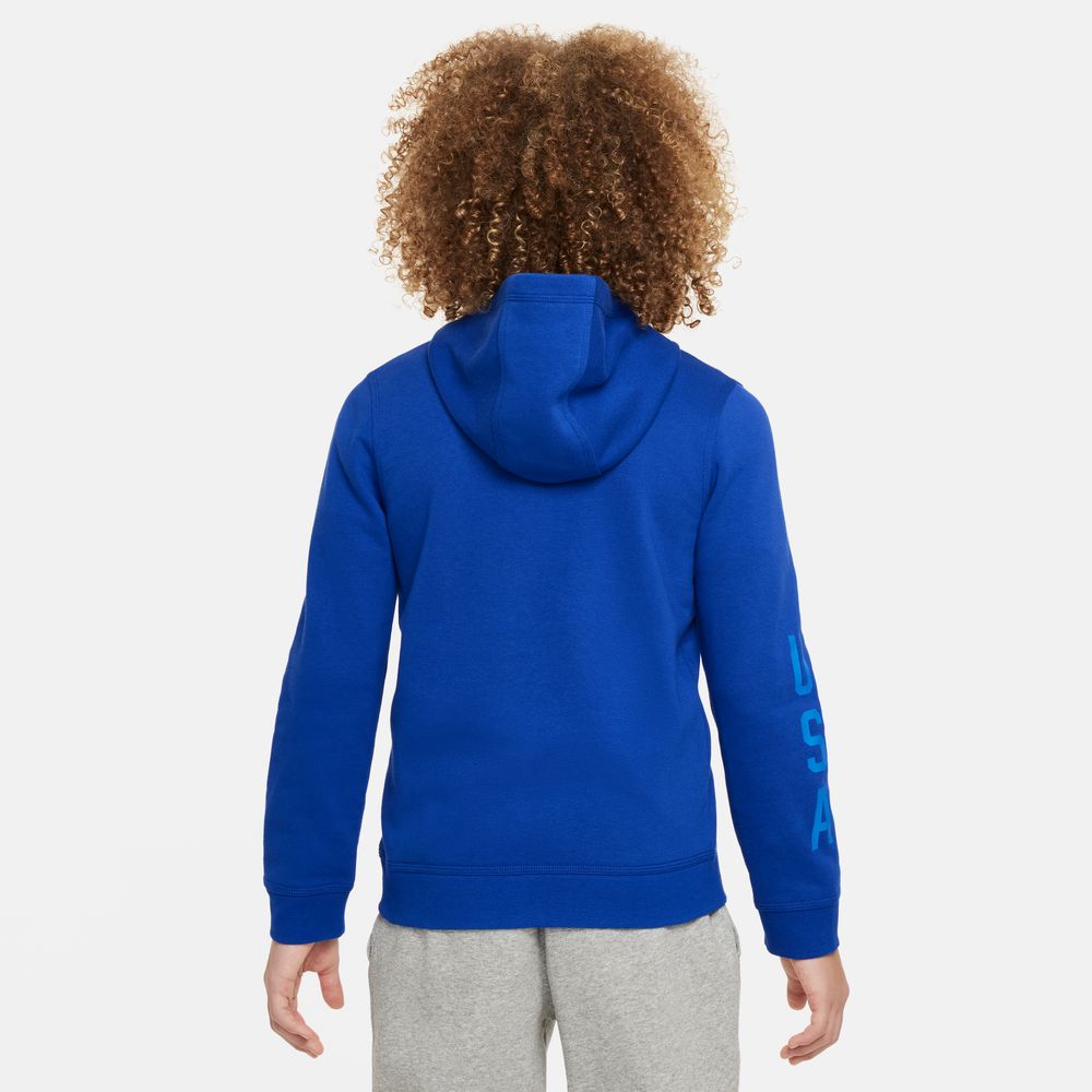 Nike USA 2024 Kids' Full-Zip Hoodie