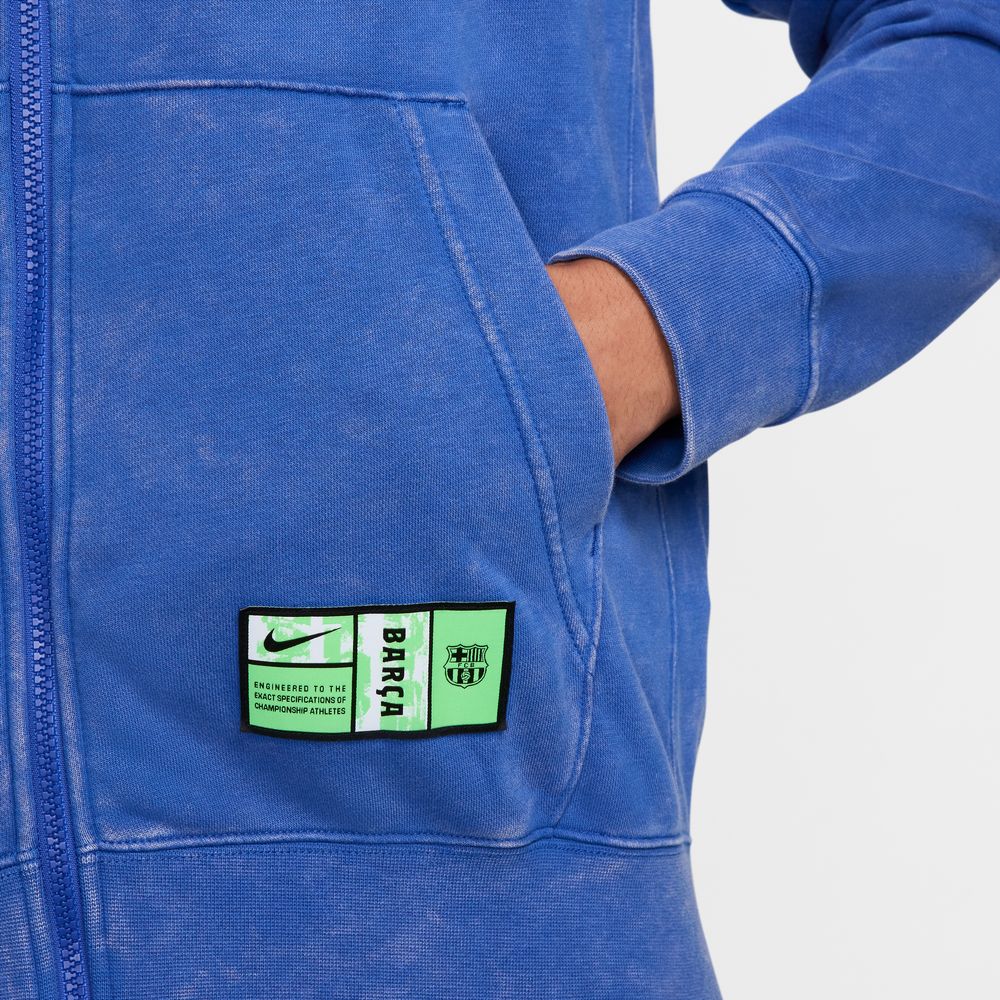 Nike Men's FC Barcelona 2024/25 Club Full-Zip Hoodie