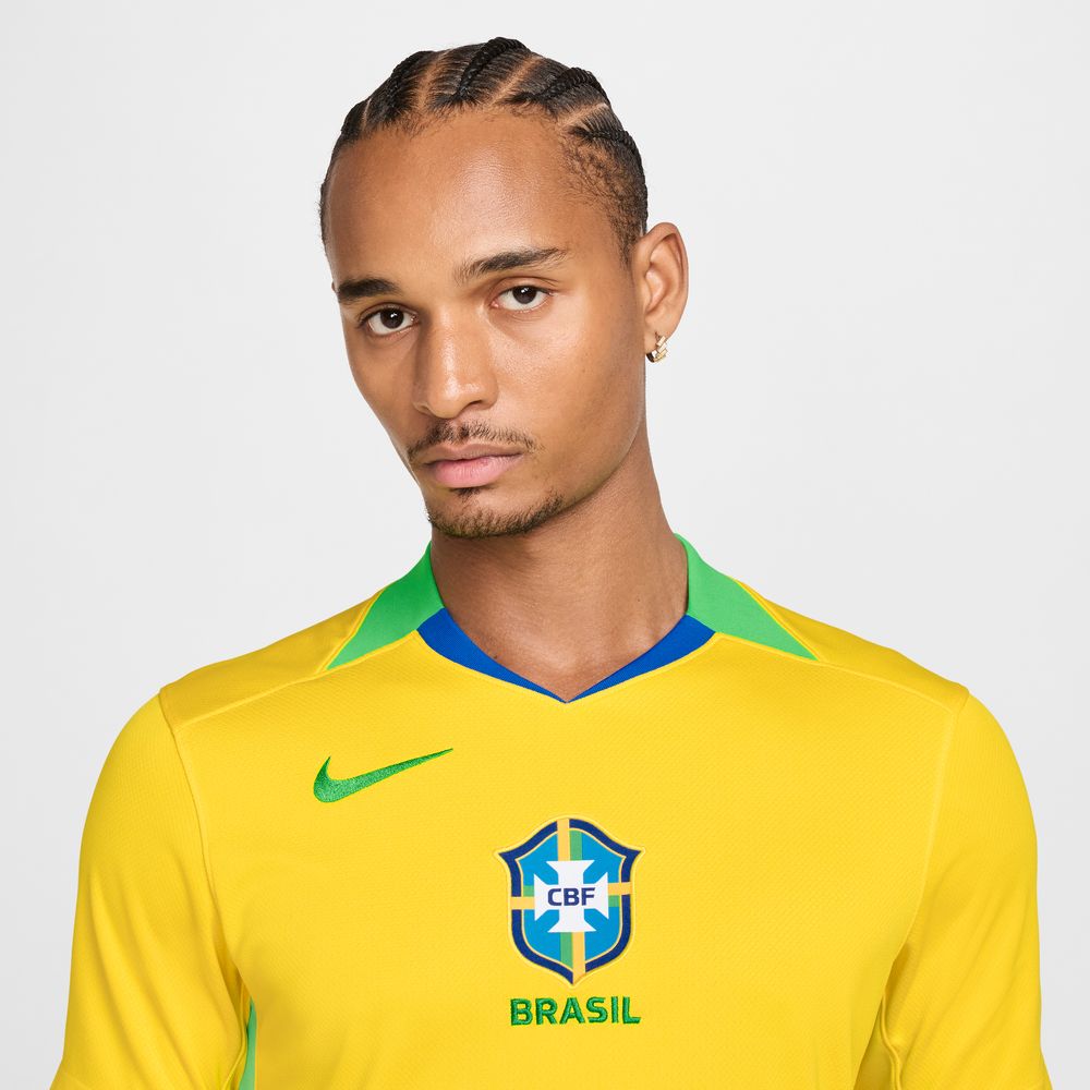 Nike Brazil 2025 Stadium Home Jersey